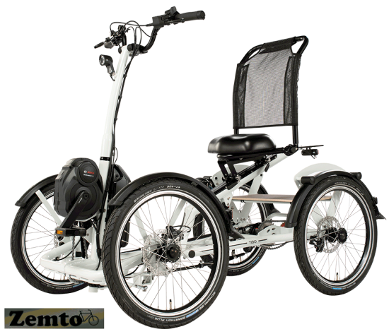 ANGEBOT: Elektro Vier Rad Tobo, Bosch Motor, 8 Gang Schaltung , weiß